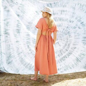 Free People Sorrento Midi Dress in Rose - NWT sz XS